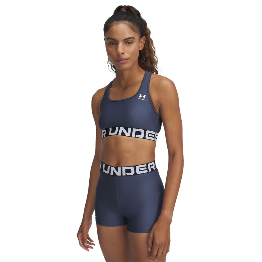 Reggiseno sportivo HeatGear Armour Mid Branded da donna Under Armour | 13835440044
